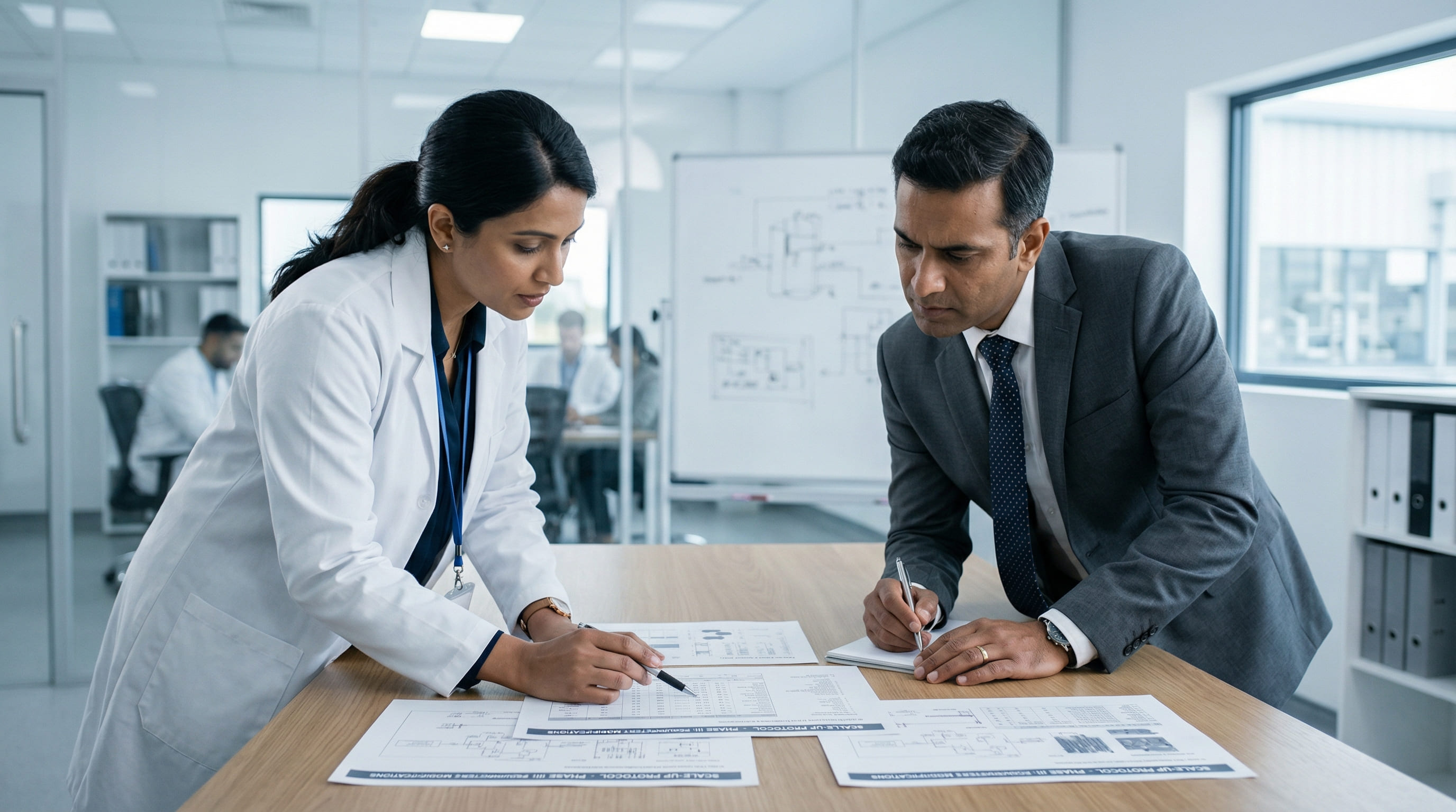 R&D to commercial manufacturing technology transfer