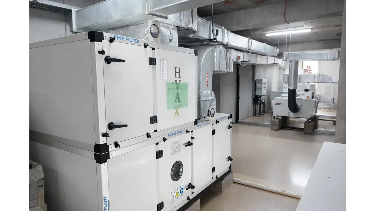 Air handling service area